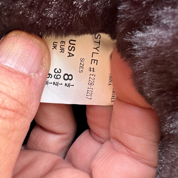 Khombu women’s black fur lined suede boots size 8.5 - Picture 8 of 12